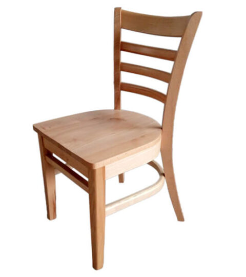 Beechwood Ladder Back Seat Solid Wood Dining Chair