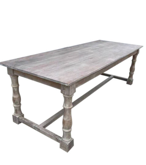 Vintage Wood Farmhouse Table