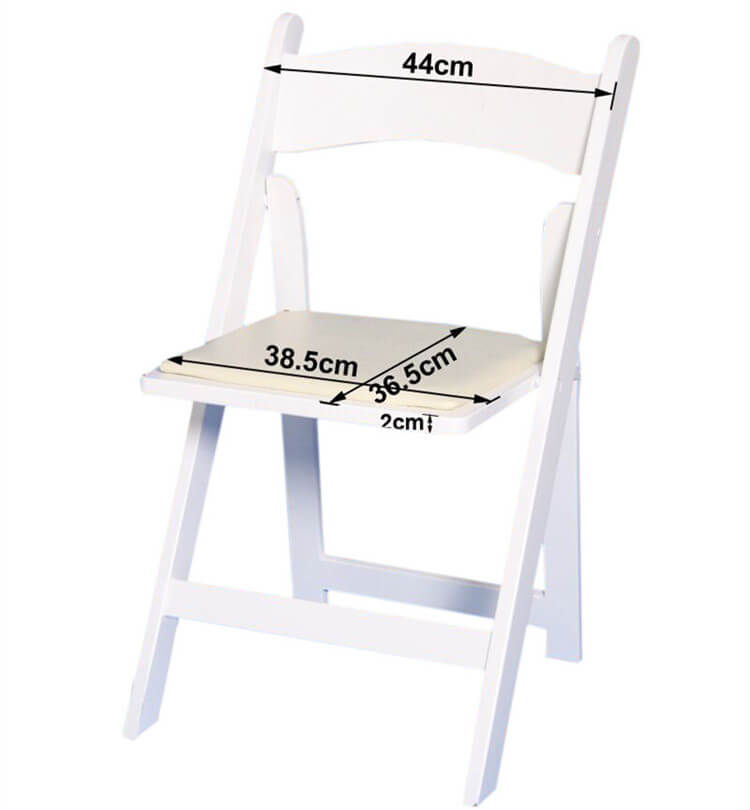 White Wooden Folding Chairs Wholesale