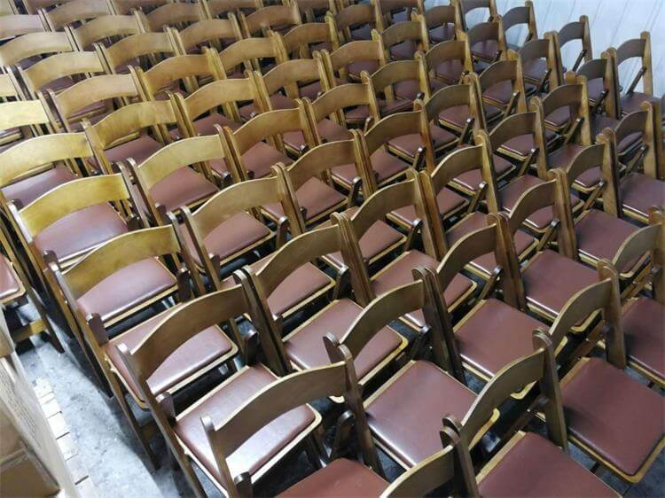 mass production of padded chairs