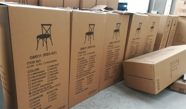 package of crossback chairs