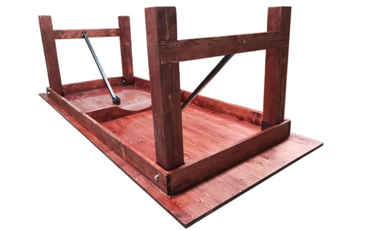 foldable farmhouse table
