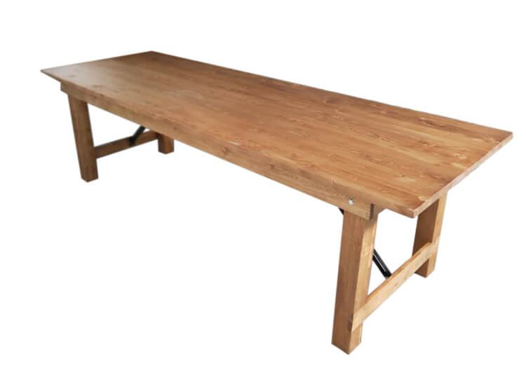 100% Solid pinewood Farmhouse Table