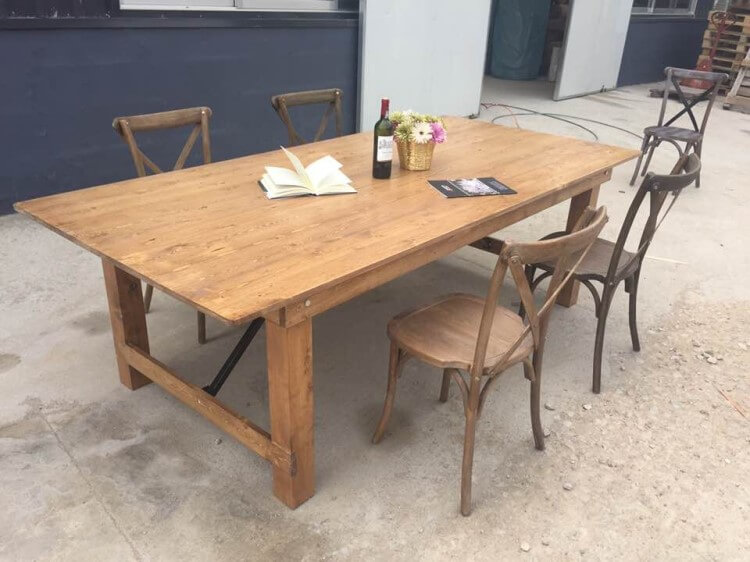120 inch farmhouse table