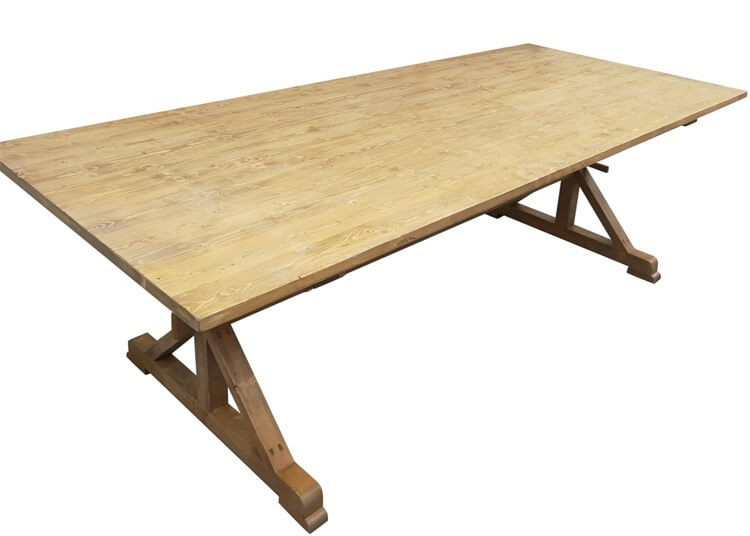 ligh natural farmhouse tables
