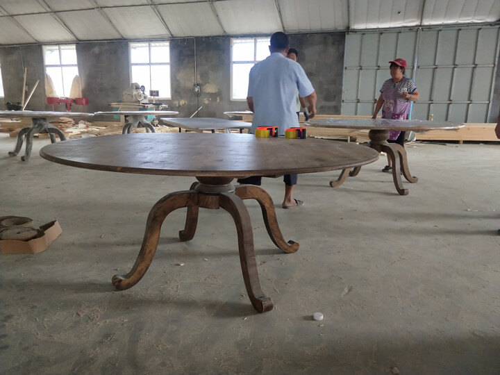 round farmhouse table manufacturer