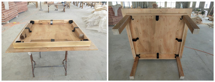 wooden Square Table