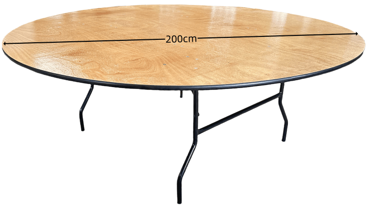 wooden folding table