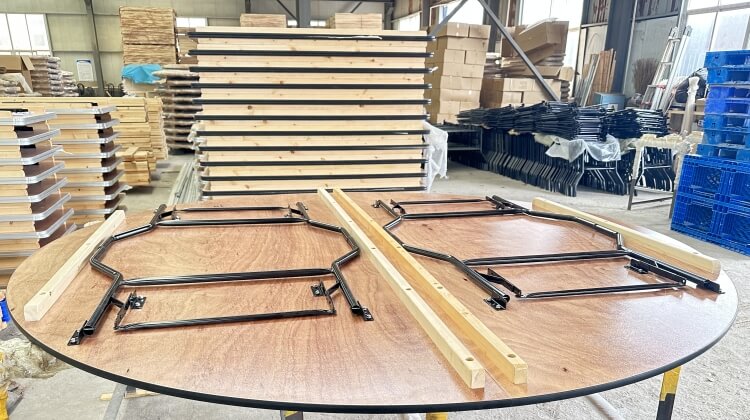 wooden folding table bulk