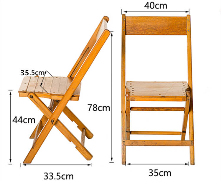 natural folding chairs 