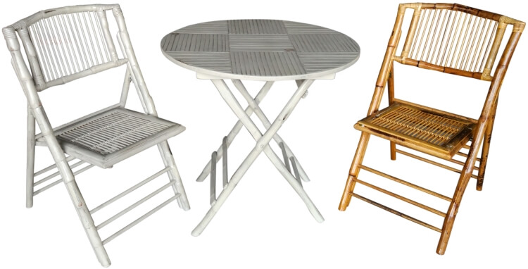 Bamboo Folding Chairs Wholesale Banquet Dining Chair Company   Antique White Bamboo Foding Chair Supplier 