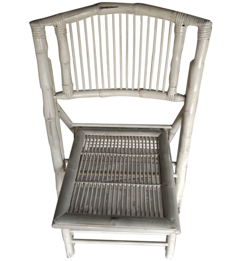 Bamboo Folding Chairs Wholesale Banquet Dining Chair Company   Antique White Bamboo Folding Chair 