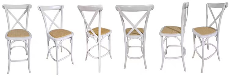 Wholesale Cross Back Bar Stools