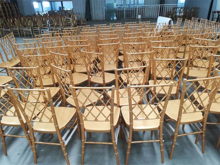 gold chiavari chairs mass production