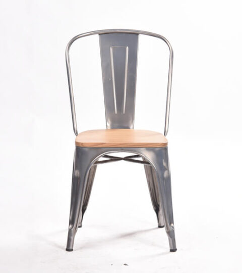 Tolix Chair Wooden Seat