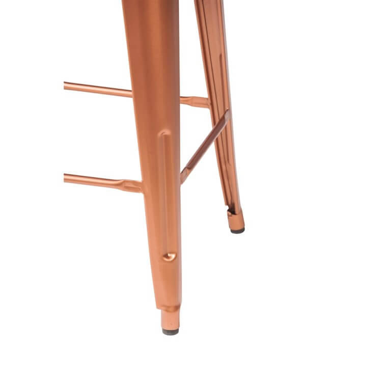 tolix chair barstool gold rose