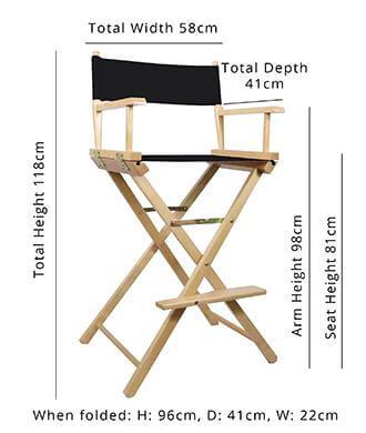 directors chair height