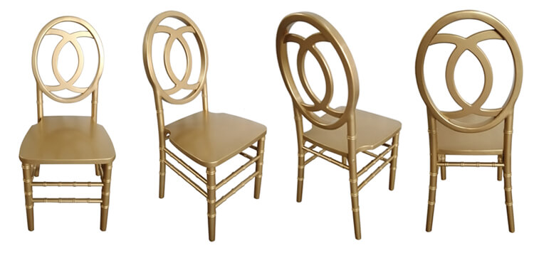 wooden gold phoniex chairs