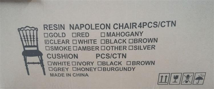 packing size of napoleon chair