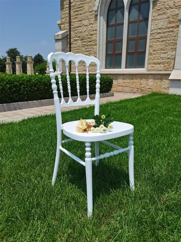 resin napoleon chair white