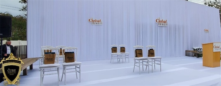 white resin napoleon chairs