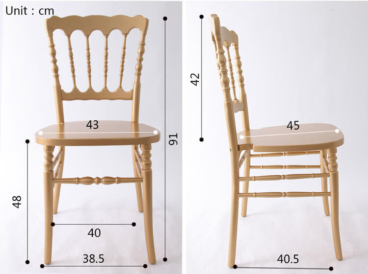  napoleon dining chairs size