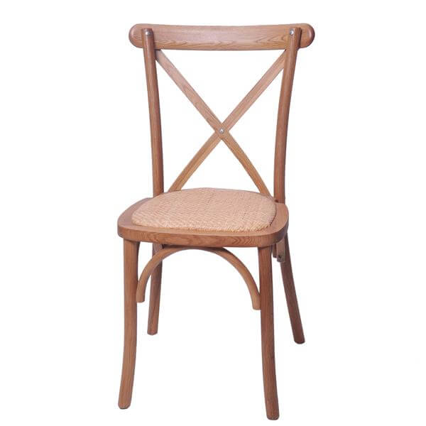 oak cross back chairs