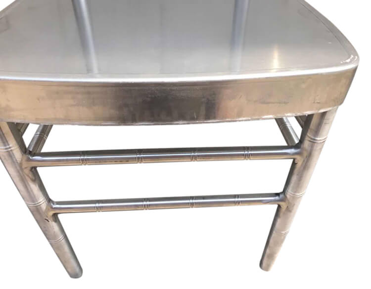 details of aluminum chairs