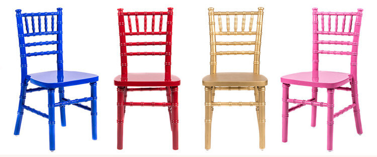 colorful Children's Chiavari Chairs