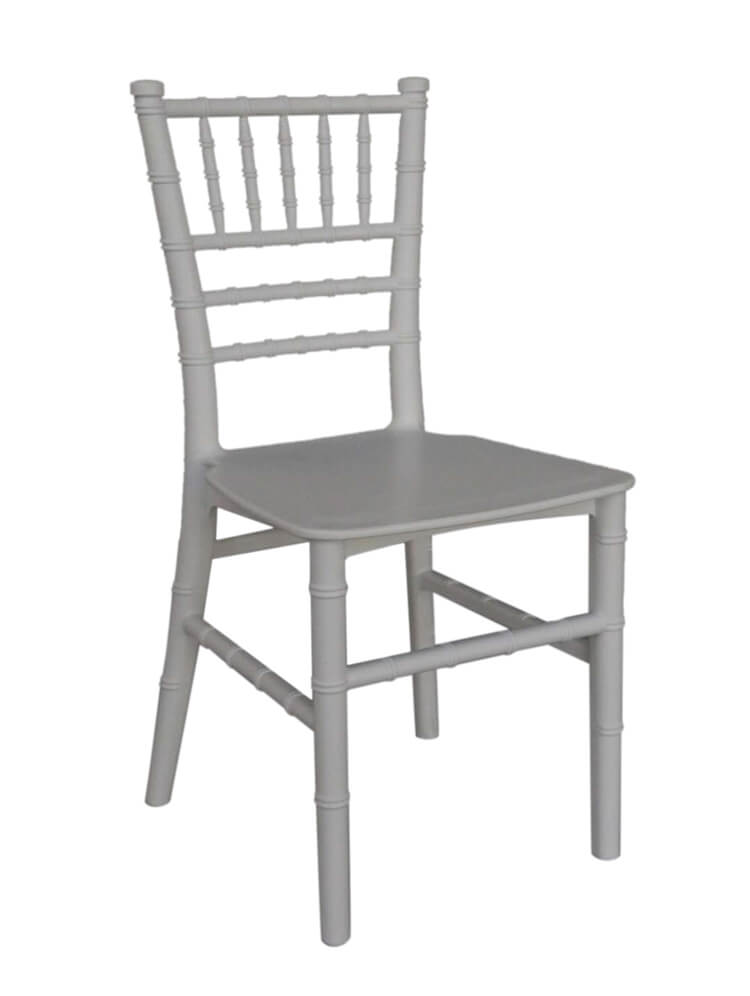 white pp chairs