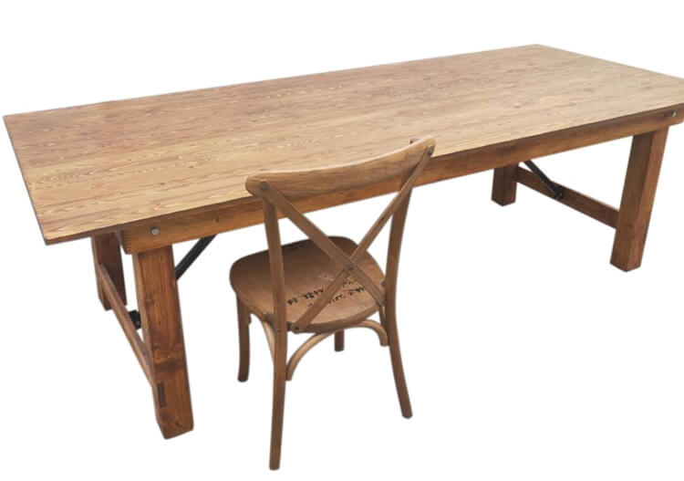 Natural Farmhouse table