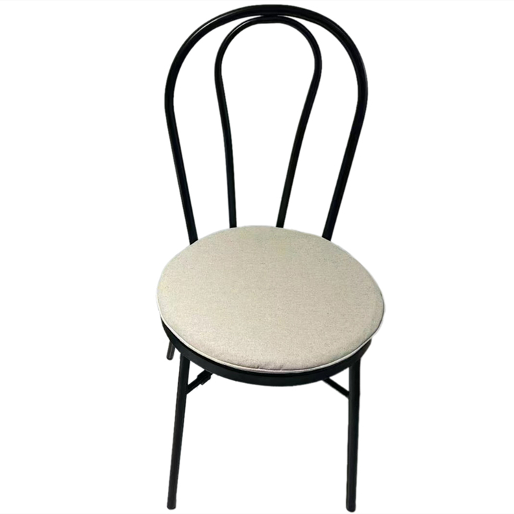 metal thonet chair with cushion