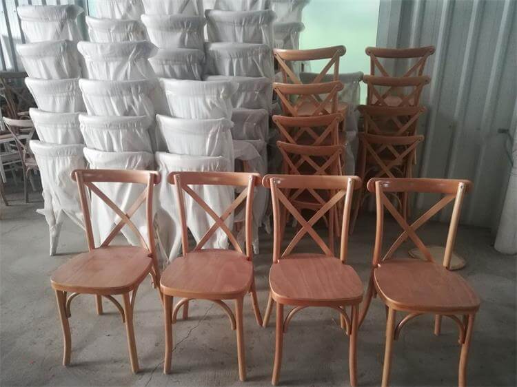 natural crossback chairs