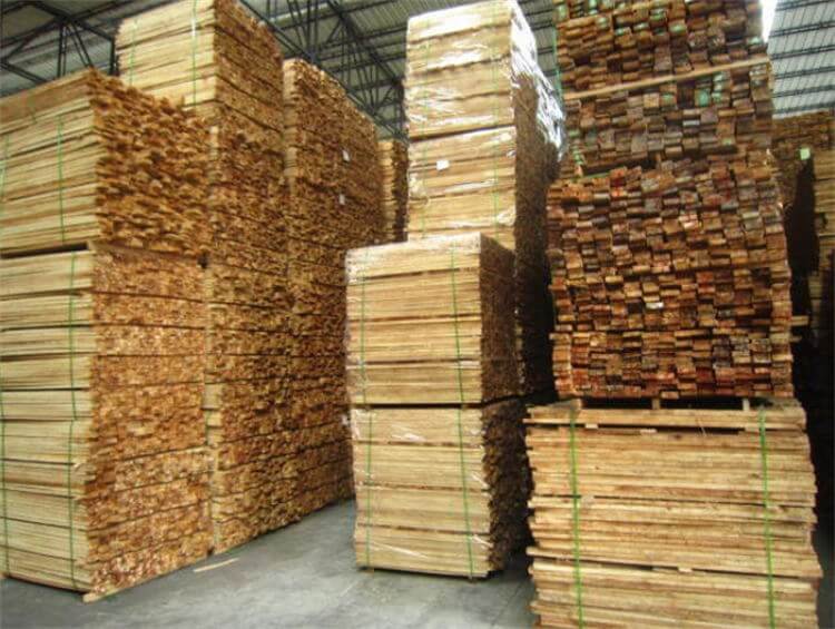 rubber wood material