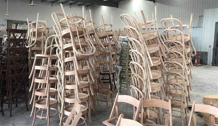 stackable bentwood chairs