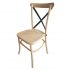 Metal X back Chair wholesale