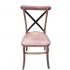 Metal X back Chairs