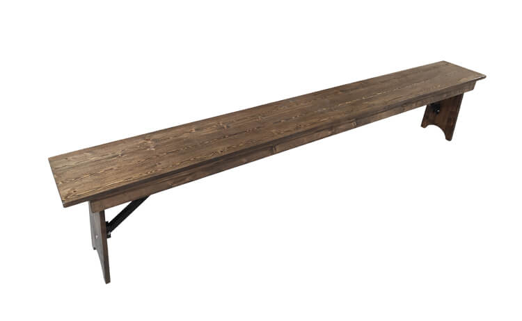 7 ft wooden benches