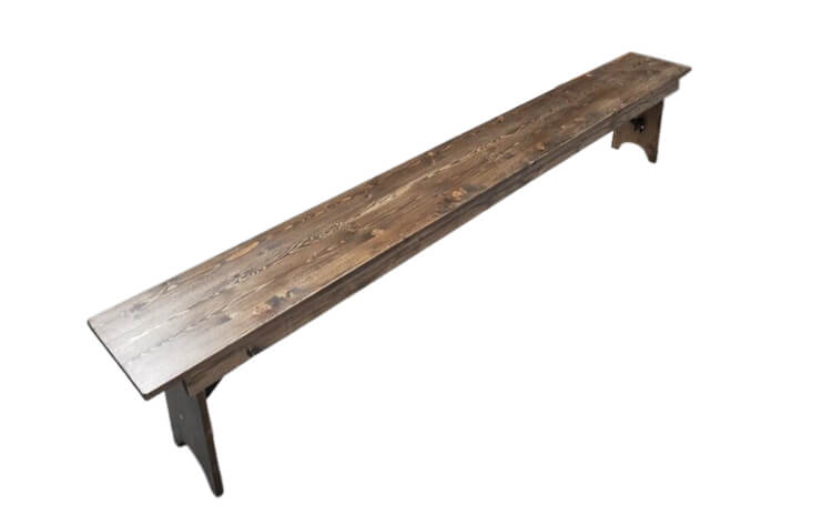 96 inches wooden benches