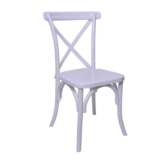 Blossom resin crossback chair