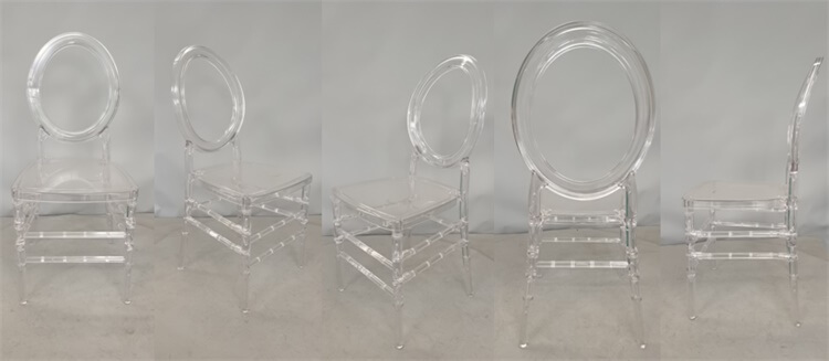 Clear O chiavari chairs