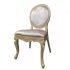 Gold resin Louis Chair