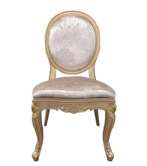 Gold Resin Louis Chairs