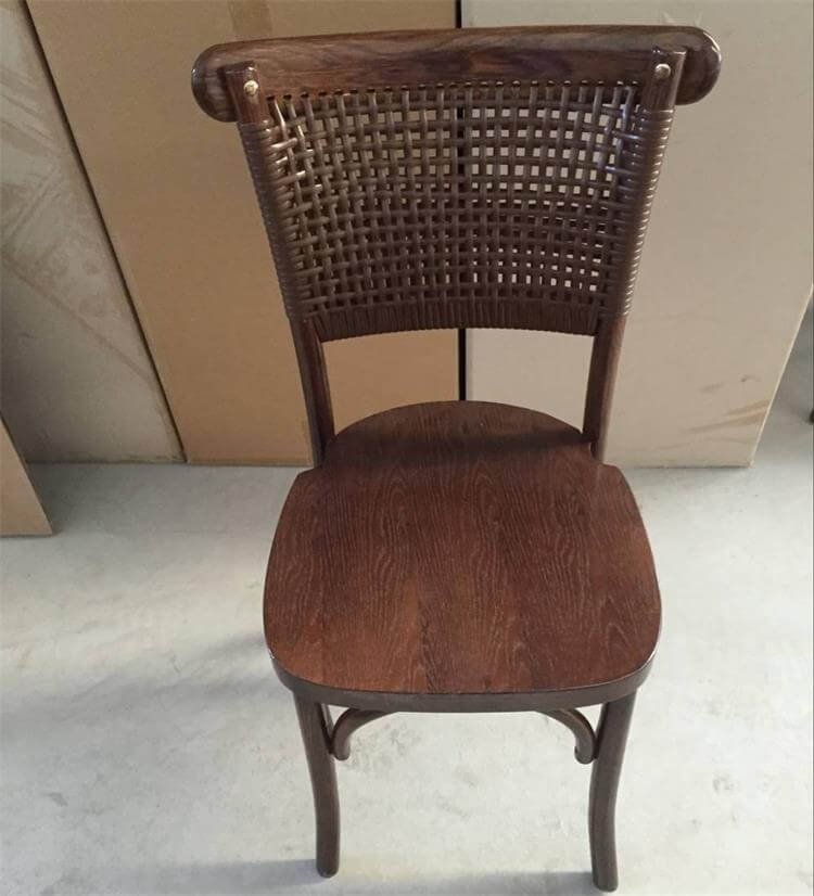 single rattan back chairs 