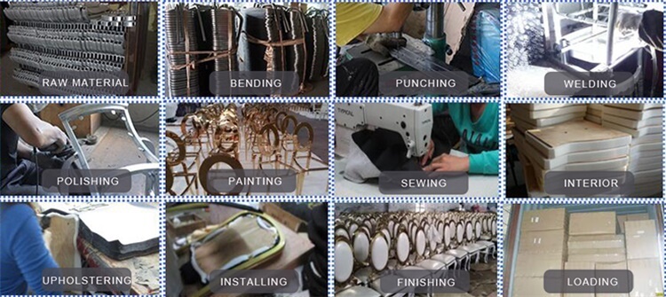 Silver Chameleon Chair Production Processing