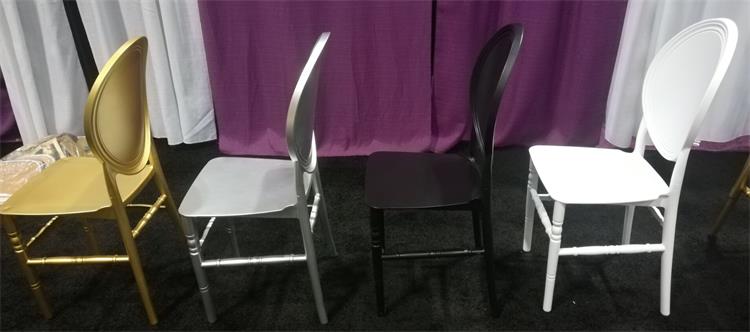 Solid O back chiavari chair gold