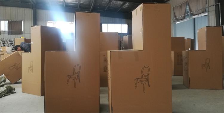 box of resin louis chairs