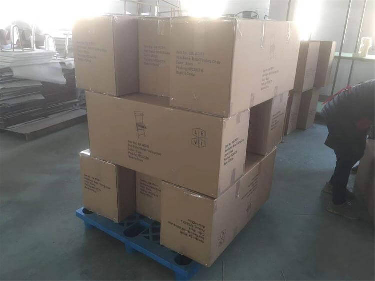 boxes for metal folding chairs