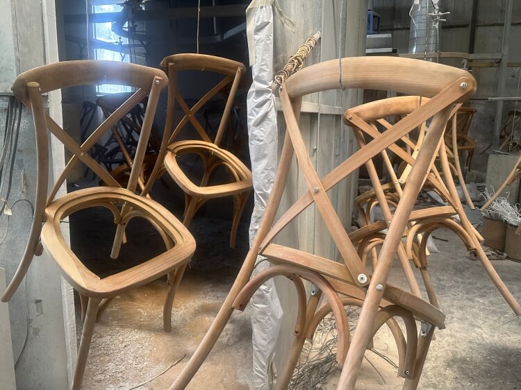 cross back dining chair factory