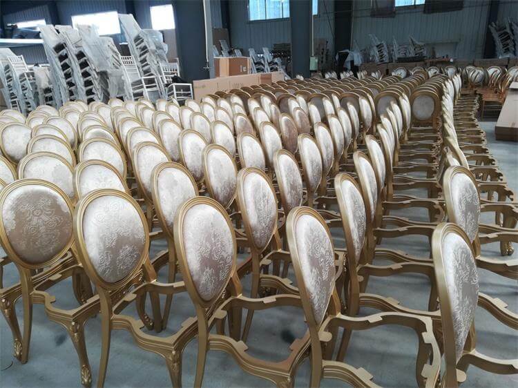 gold resin louis chairs manufacturer